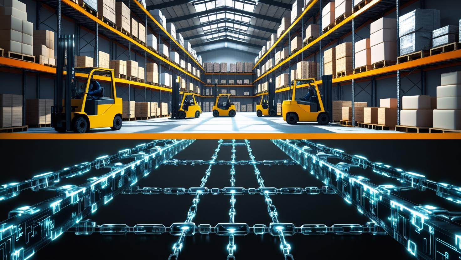 A digitally enabled warehouse powered by data analytics.